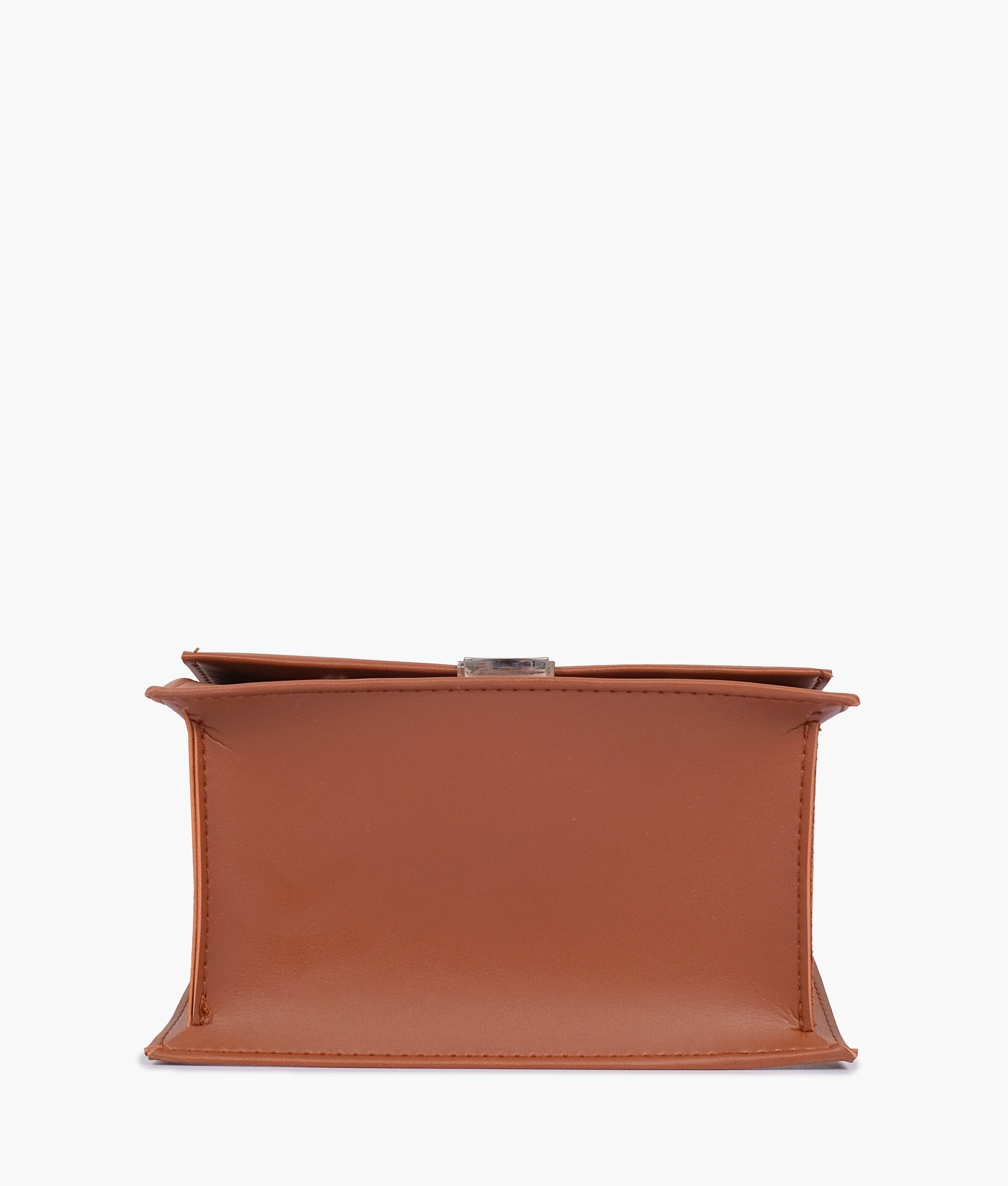 Z.B - Brown top-handle mini cross-body bag