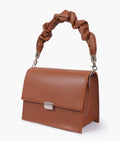 Z.B - Brown top-handle mini cross-body bag