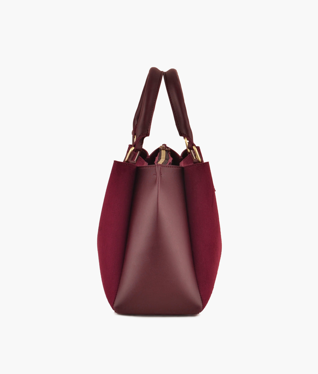 Z.B - Burgundy suede mini bag
