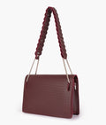 Z.B - Burgundy loop strap shoulder bag