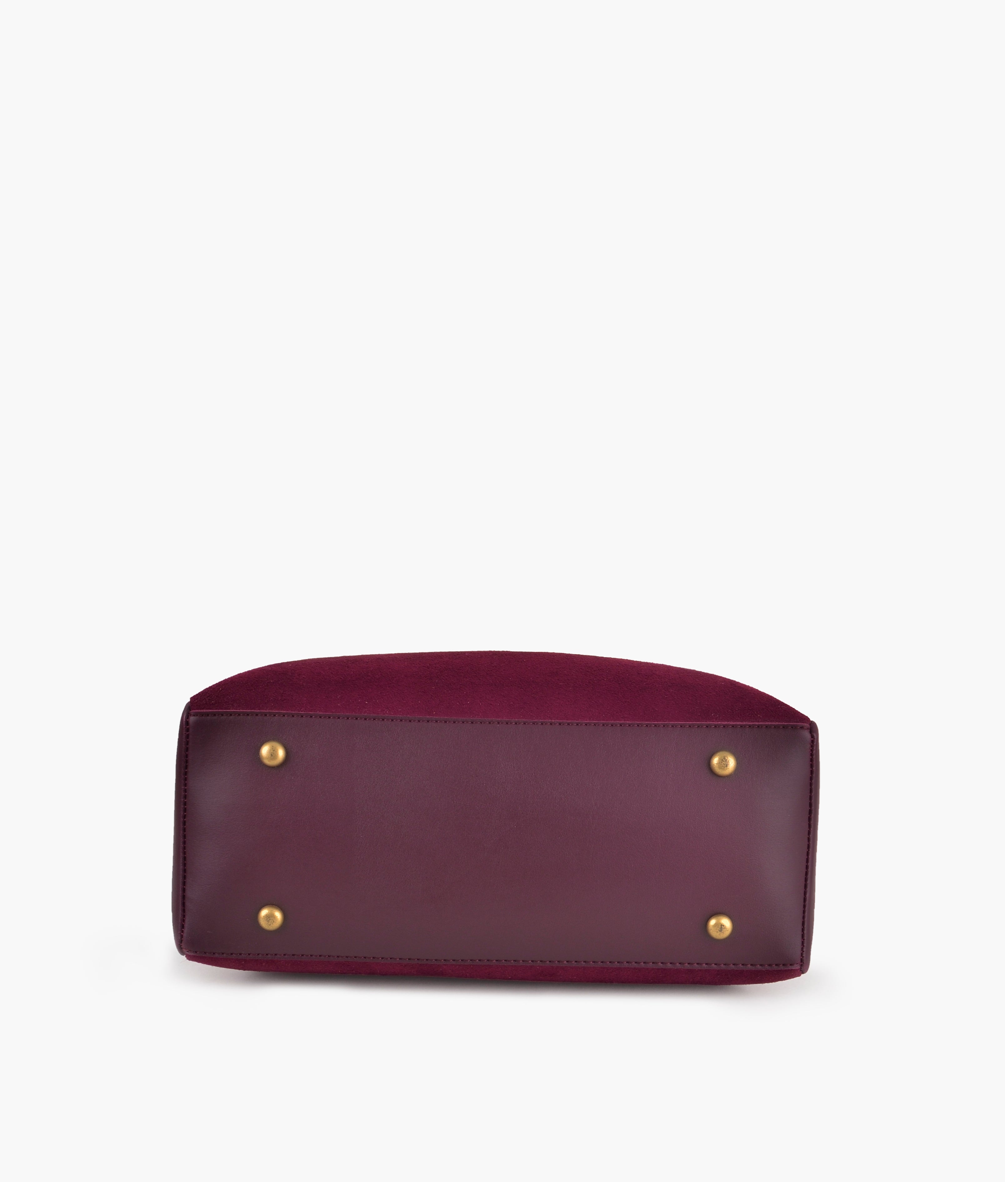 Z.B - Burgundy suede mini bag