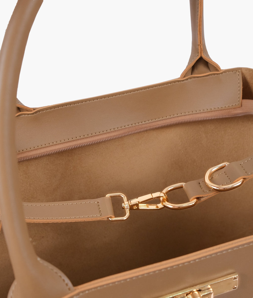 Z.B - Coffee zipper tote bag