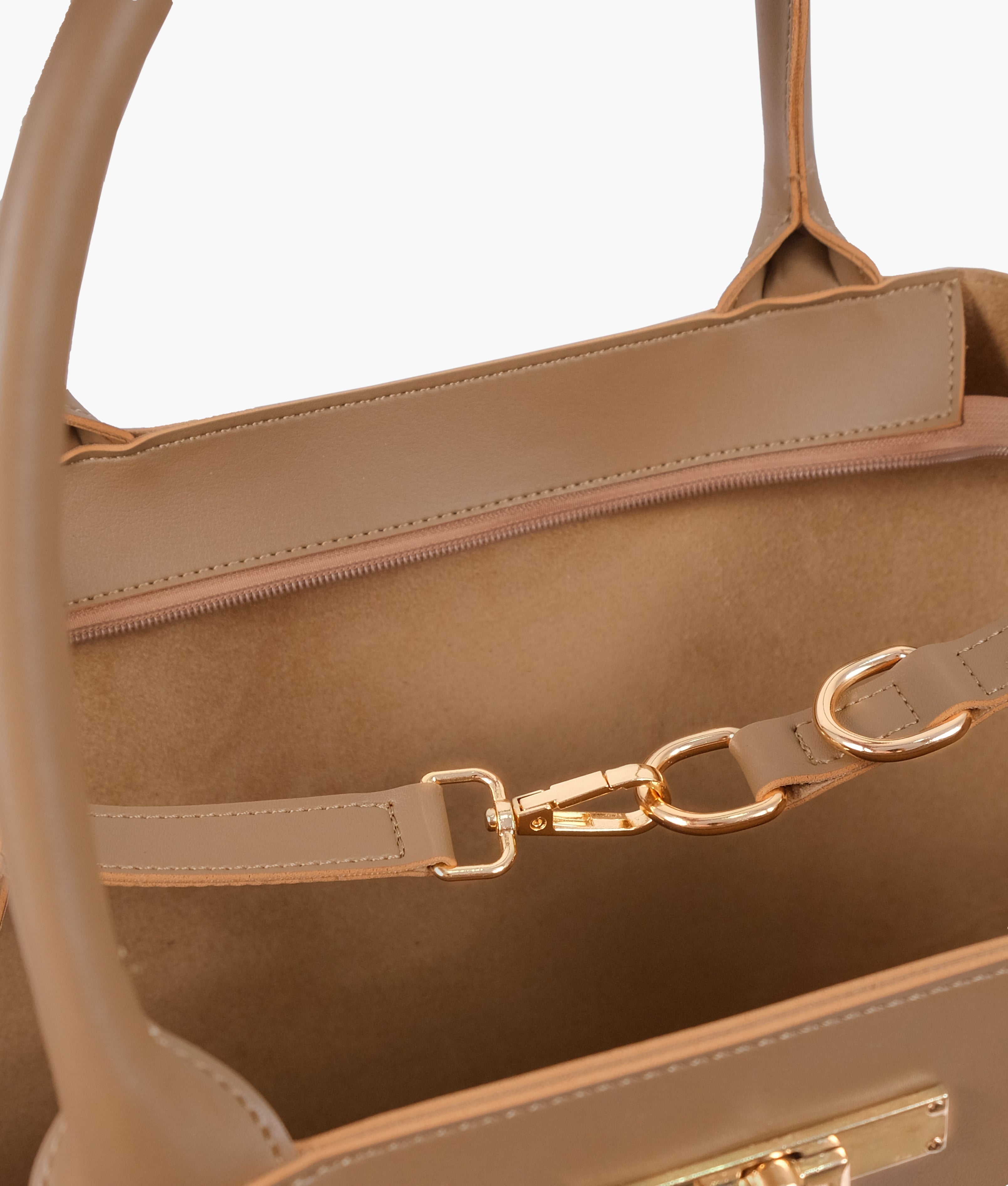 Z.B - Coffee zipper tote bag