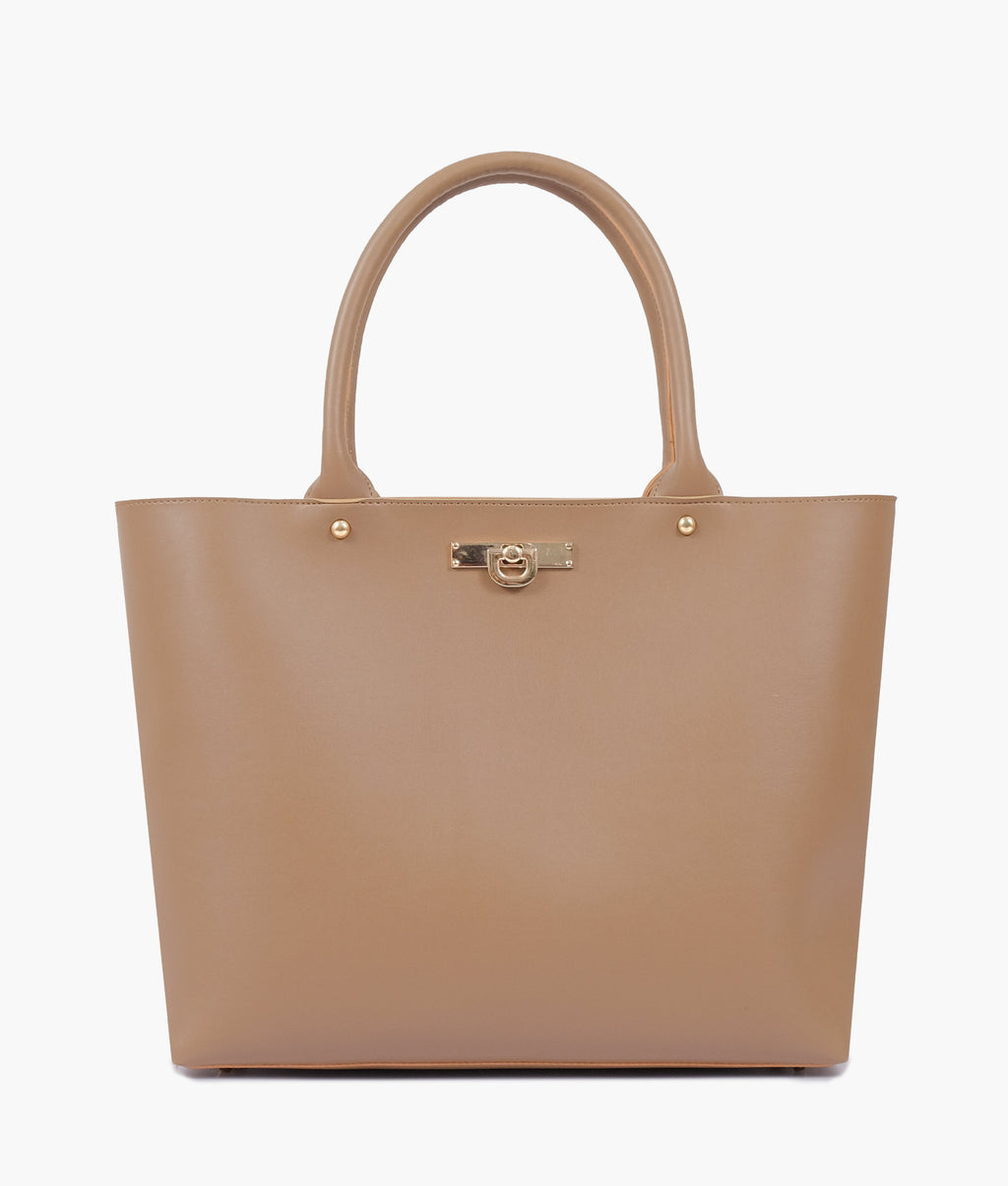 Z.B - Coffee zipper tote bag