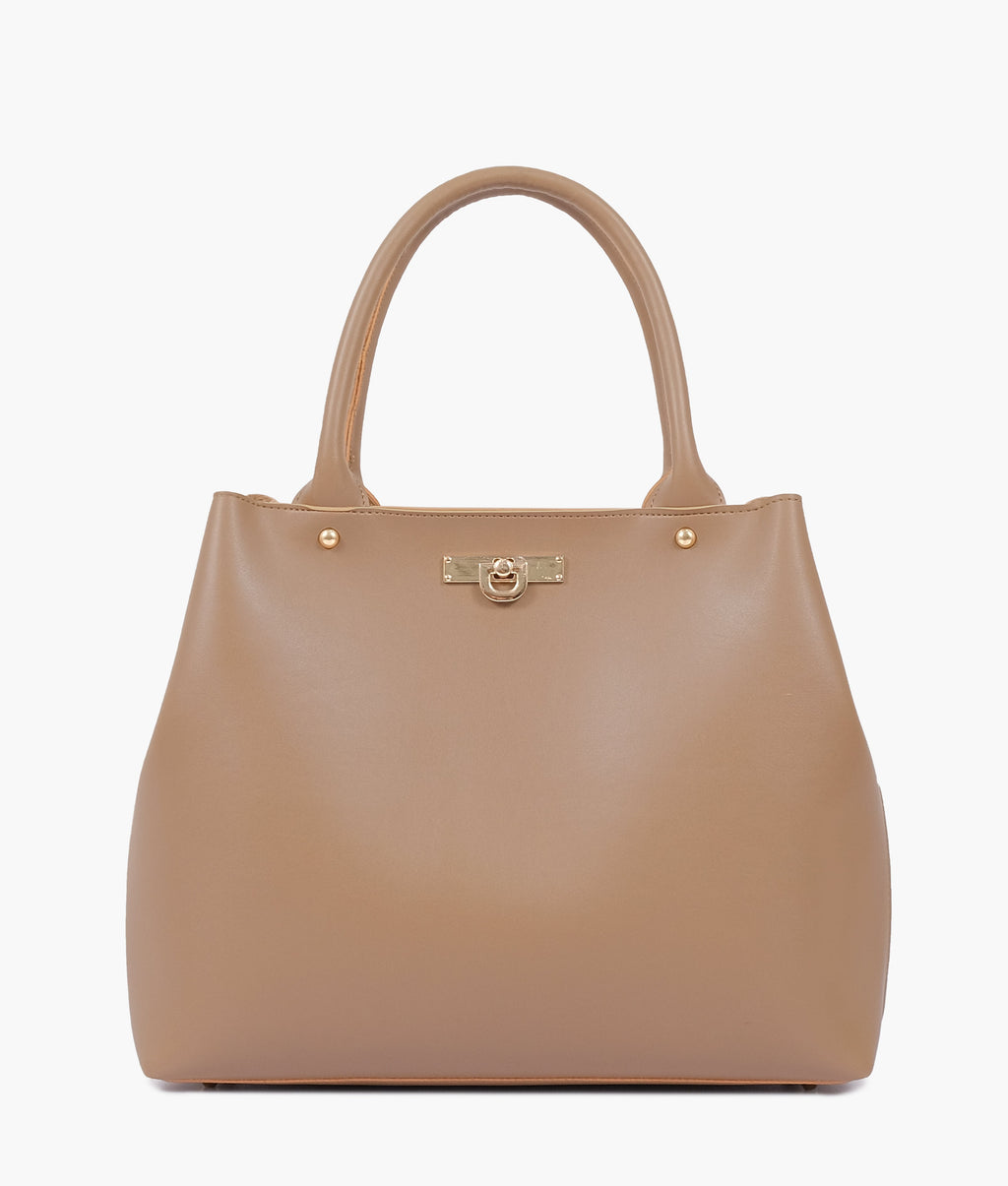 Z.B - Coffee zipper tote bag