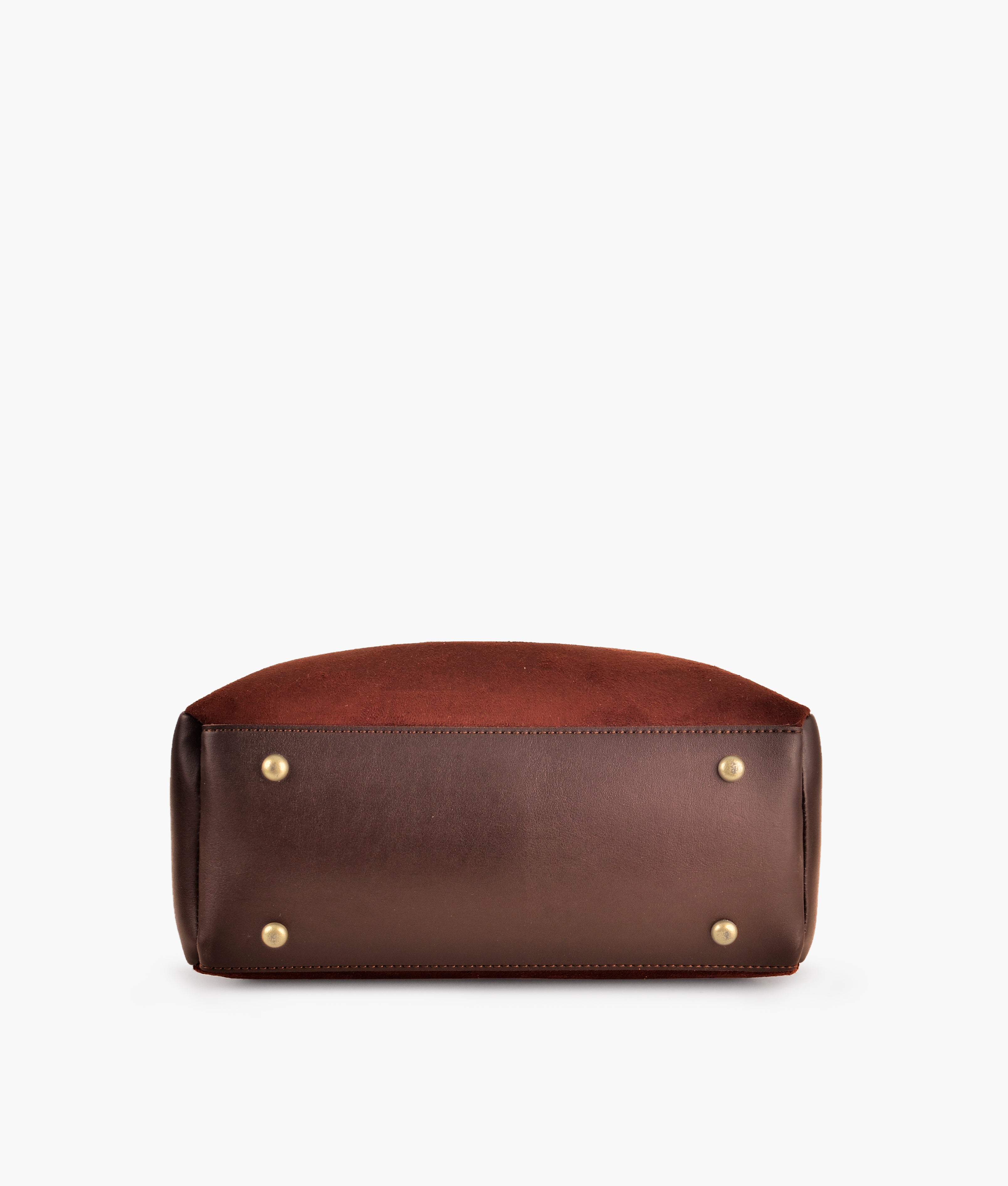 Z.B - Dark brown suede mini bag