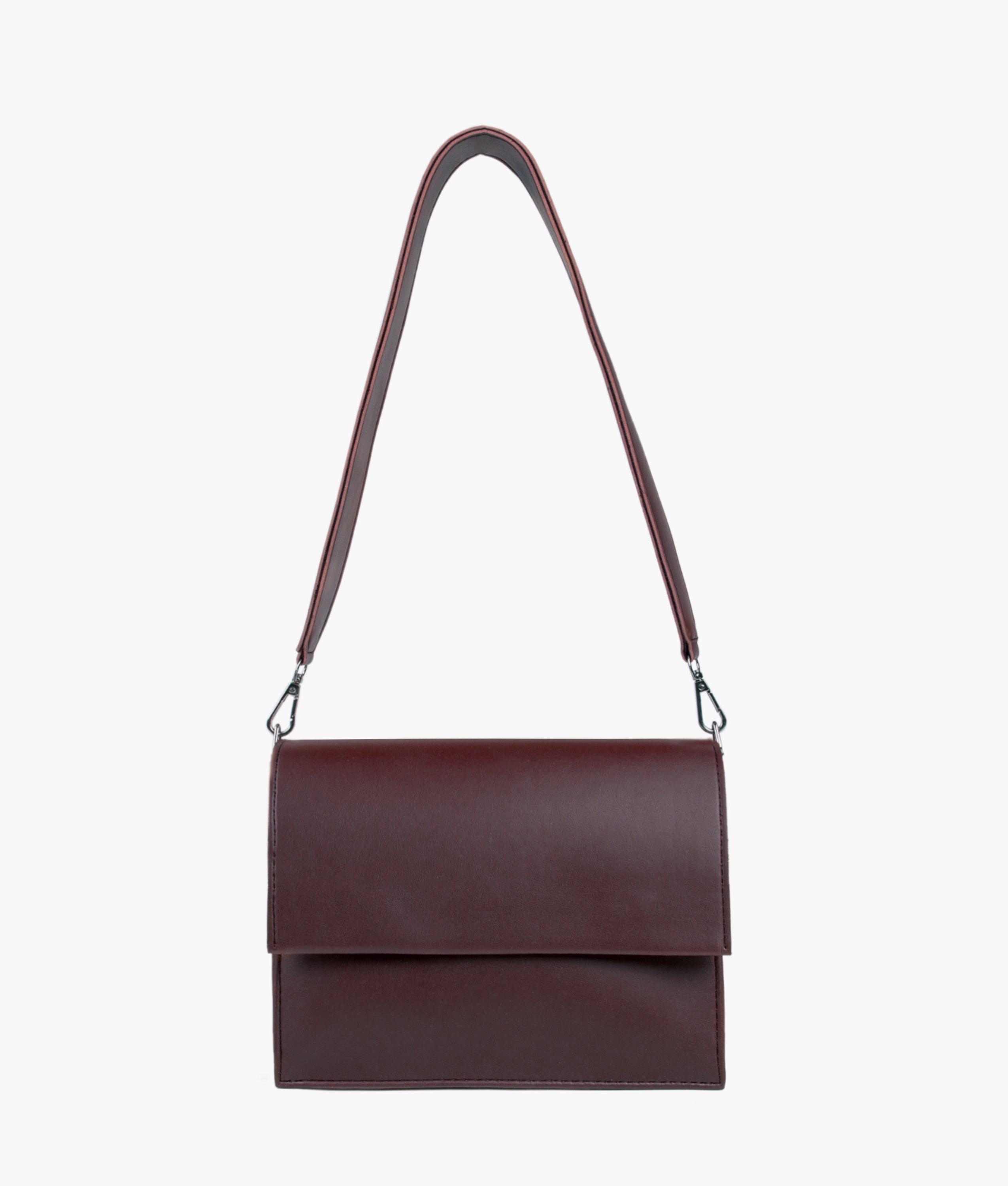 Z.B - Burgundy mini cross-body bag