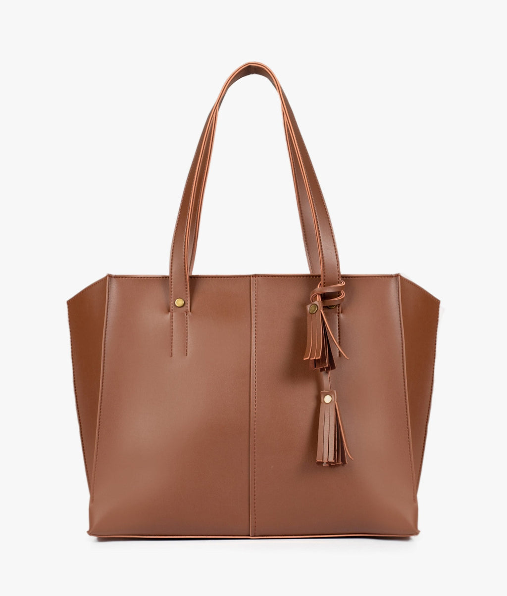 Z.B - Horse brown over the shoulder tote bag