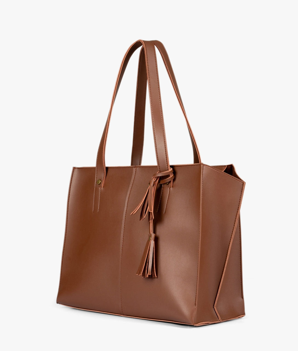 Z.B - Horse brown over the shoulder tote bag