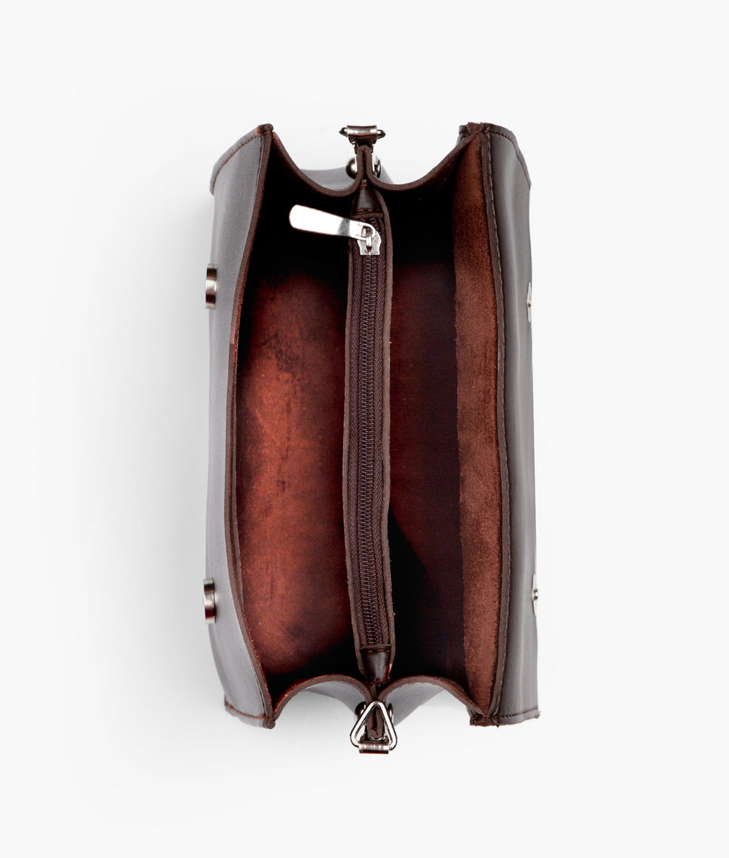 Z.B - Dark brown mini cross-body bag
