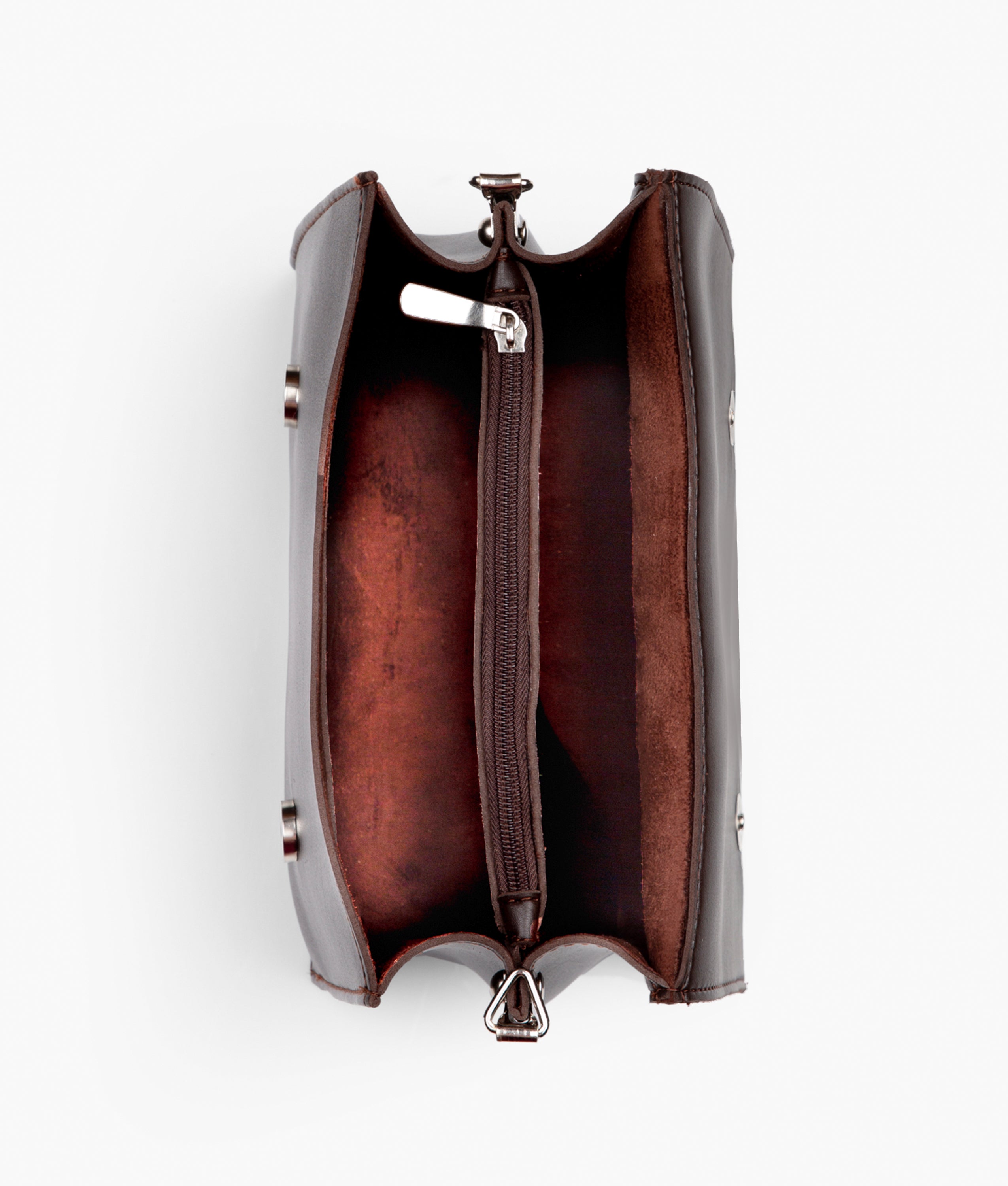 Z.B - Dark brown mini cross-body bag