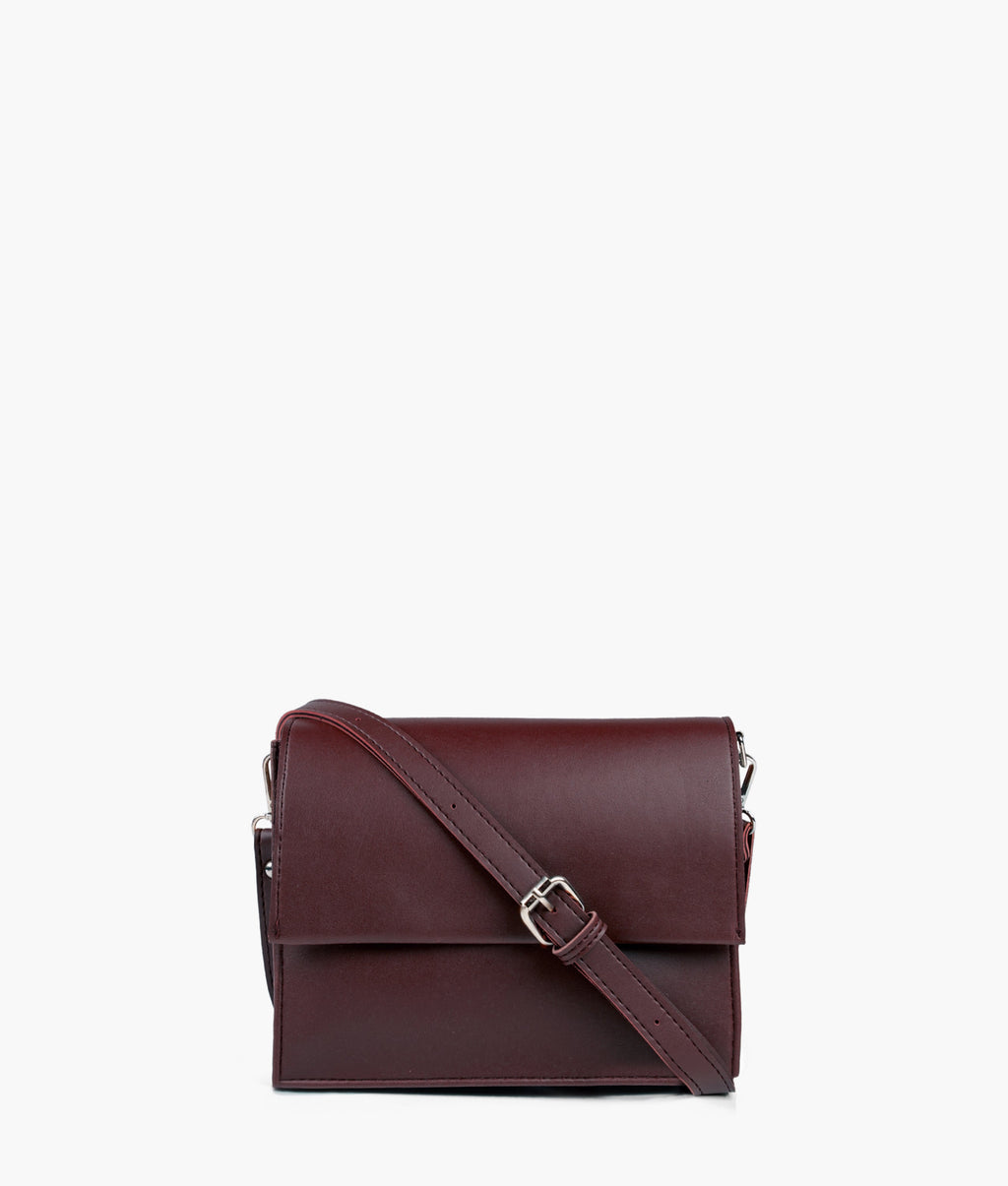 Z.B - Burgundy mini cross-body bag