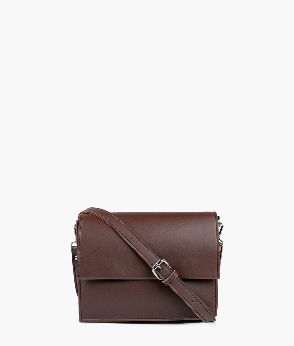 Z.B - Dark brown mini cross-body bag
