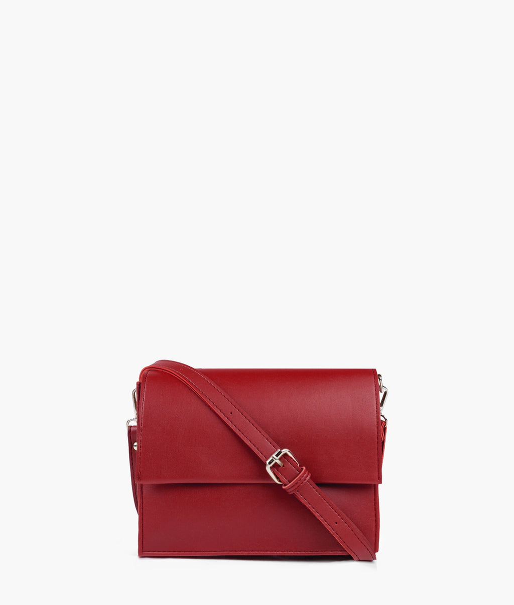 Z.B - Maroon mini cross-body bag