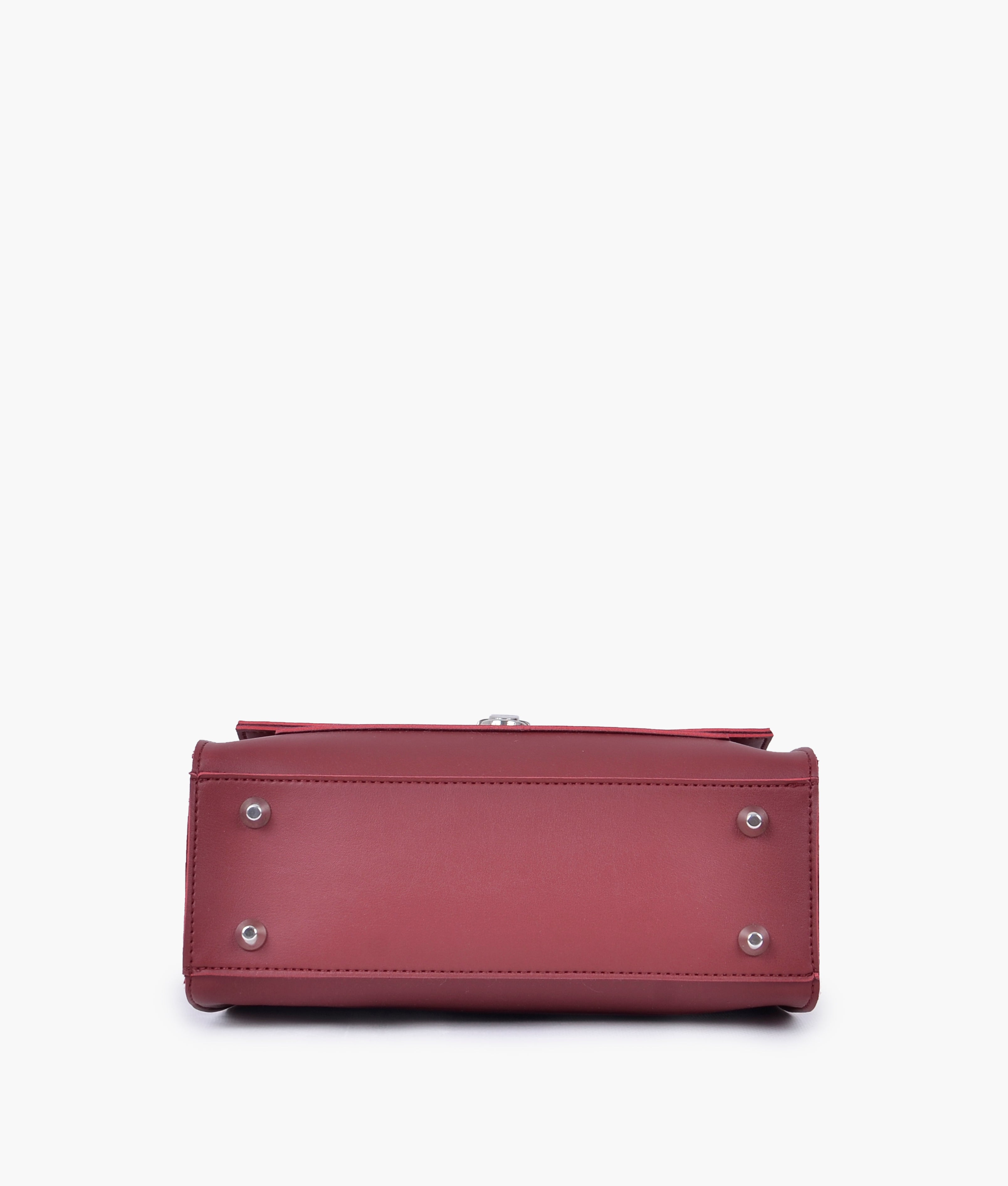 Z.B - Maroon push-lock messenger bag