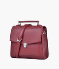 Z.B - Maroon push-lock messenger bag