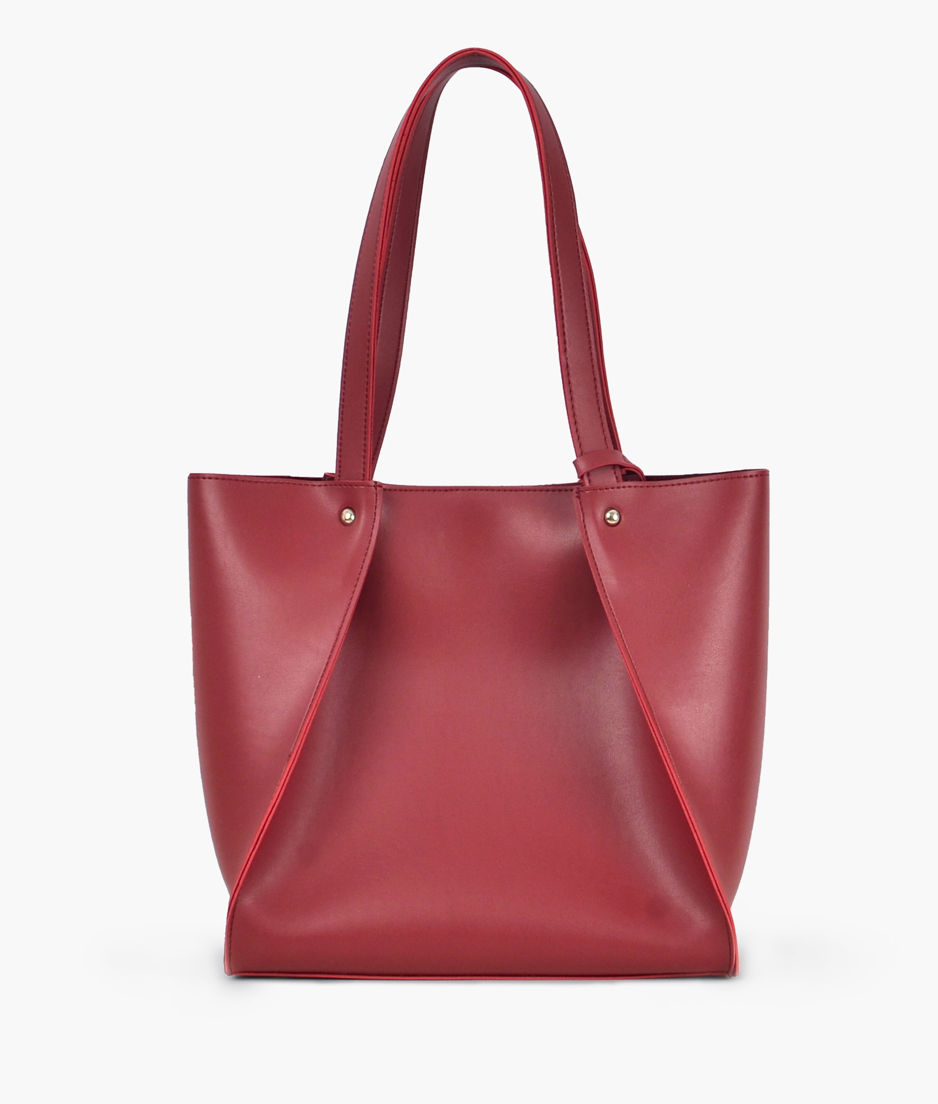 Z.B - Maroon shopping tote bag