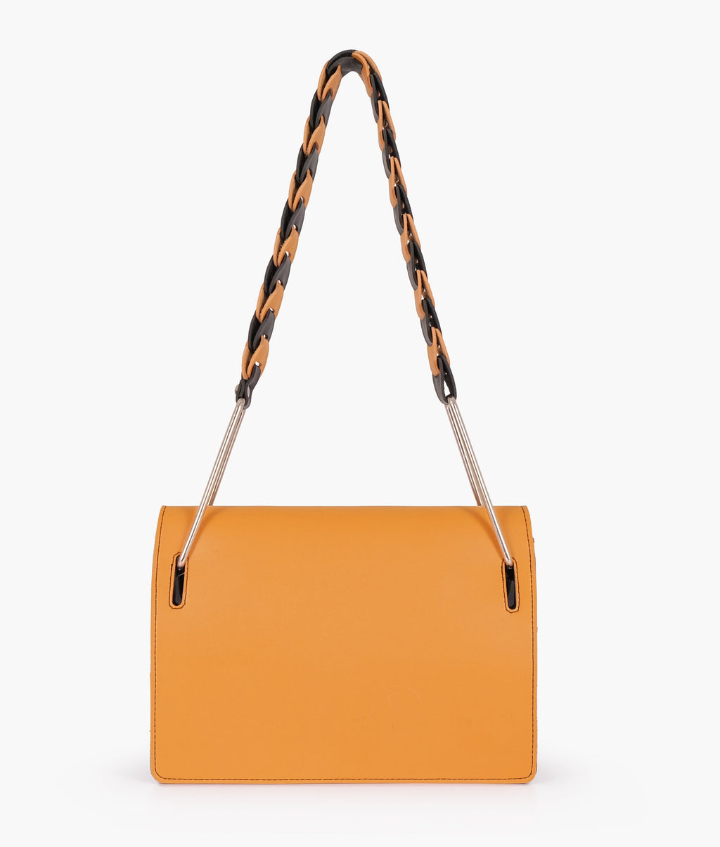 Z.B - Mustard loop strap shoulder bag
