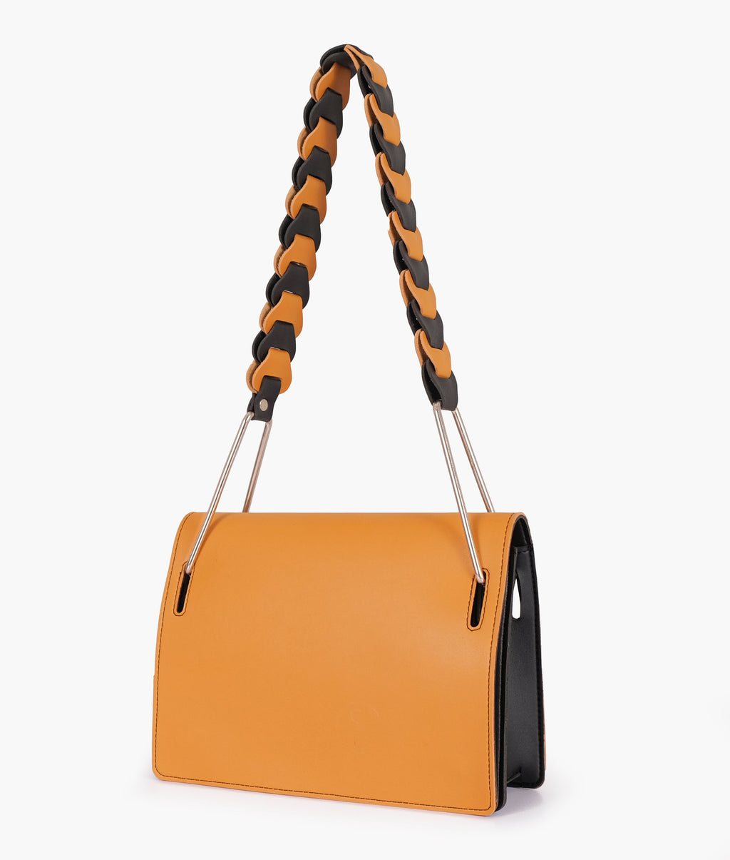 Z.B - Mustard loop strap shoulder bag