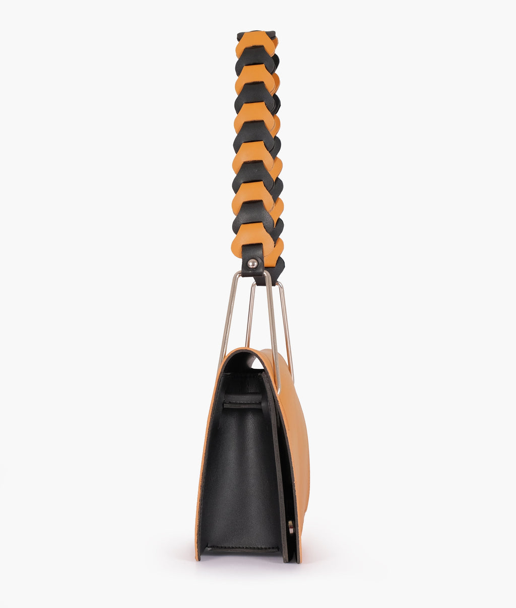 Z.B - Mustard loop strap shoulder bag