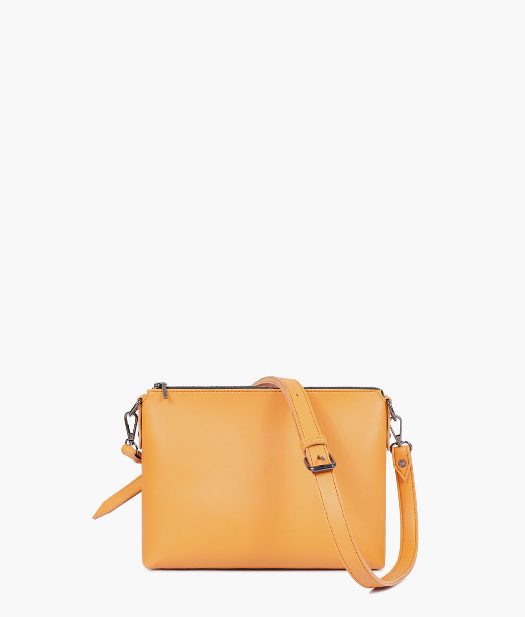 Z.B - Mustard two-piece floral tote