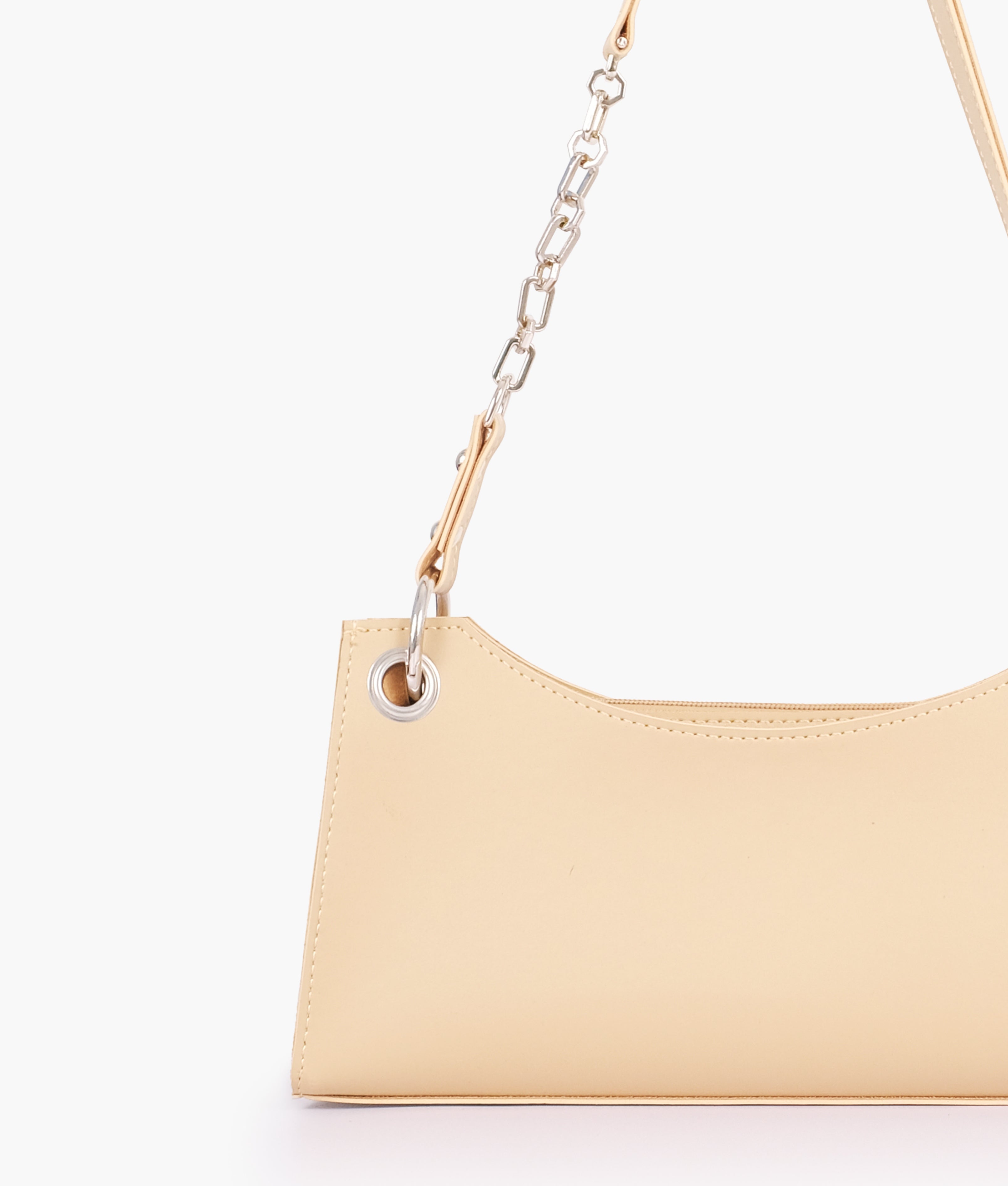 Z.B - Off-white elongated chain handle purse