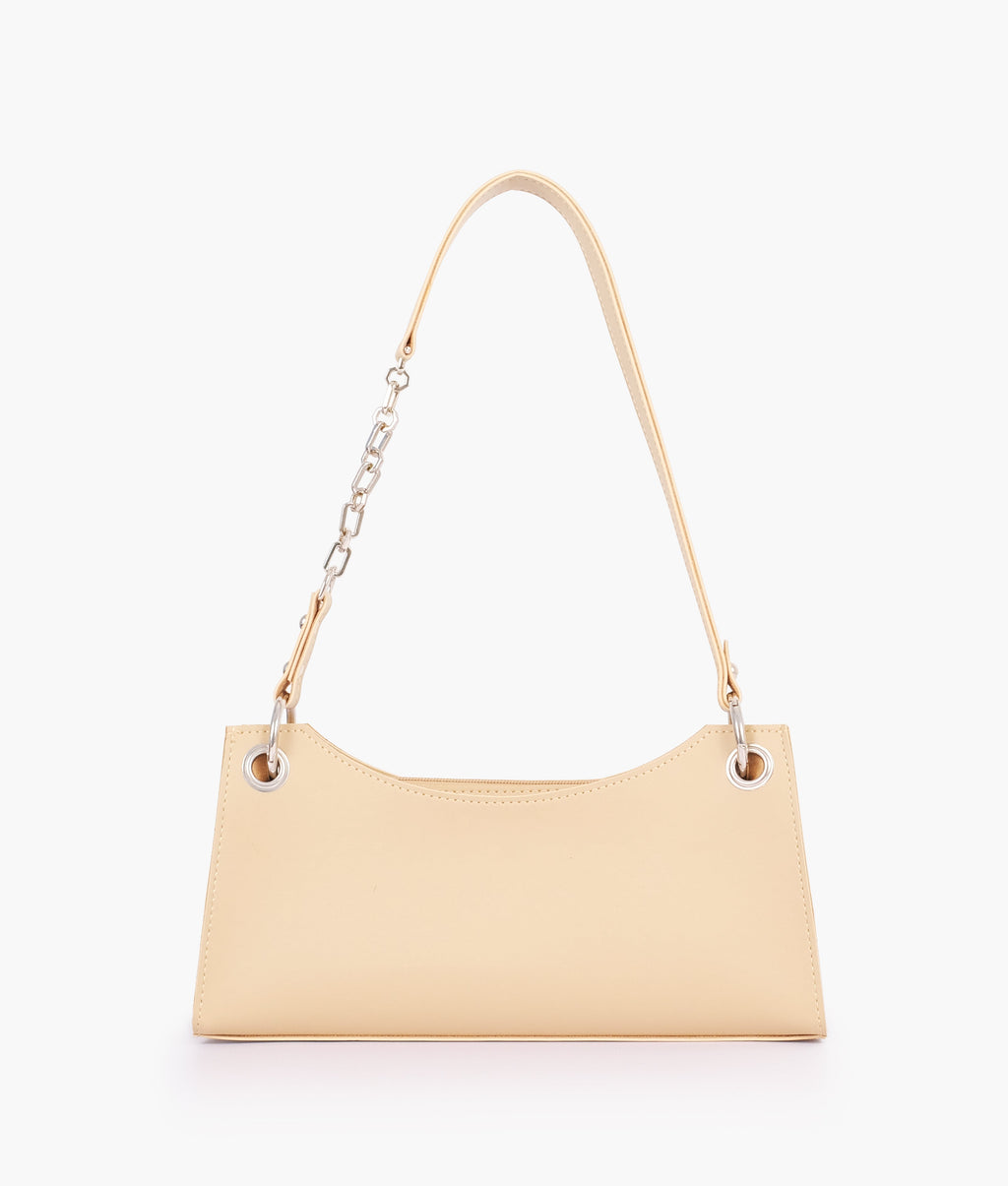 Z.B - Off-white elongated chain handle purse