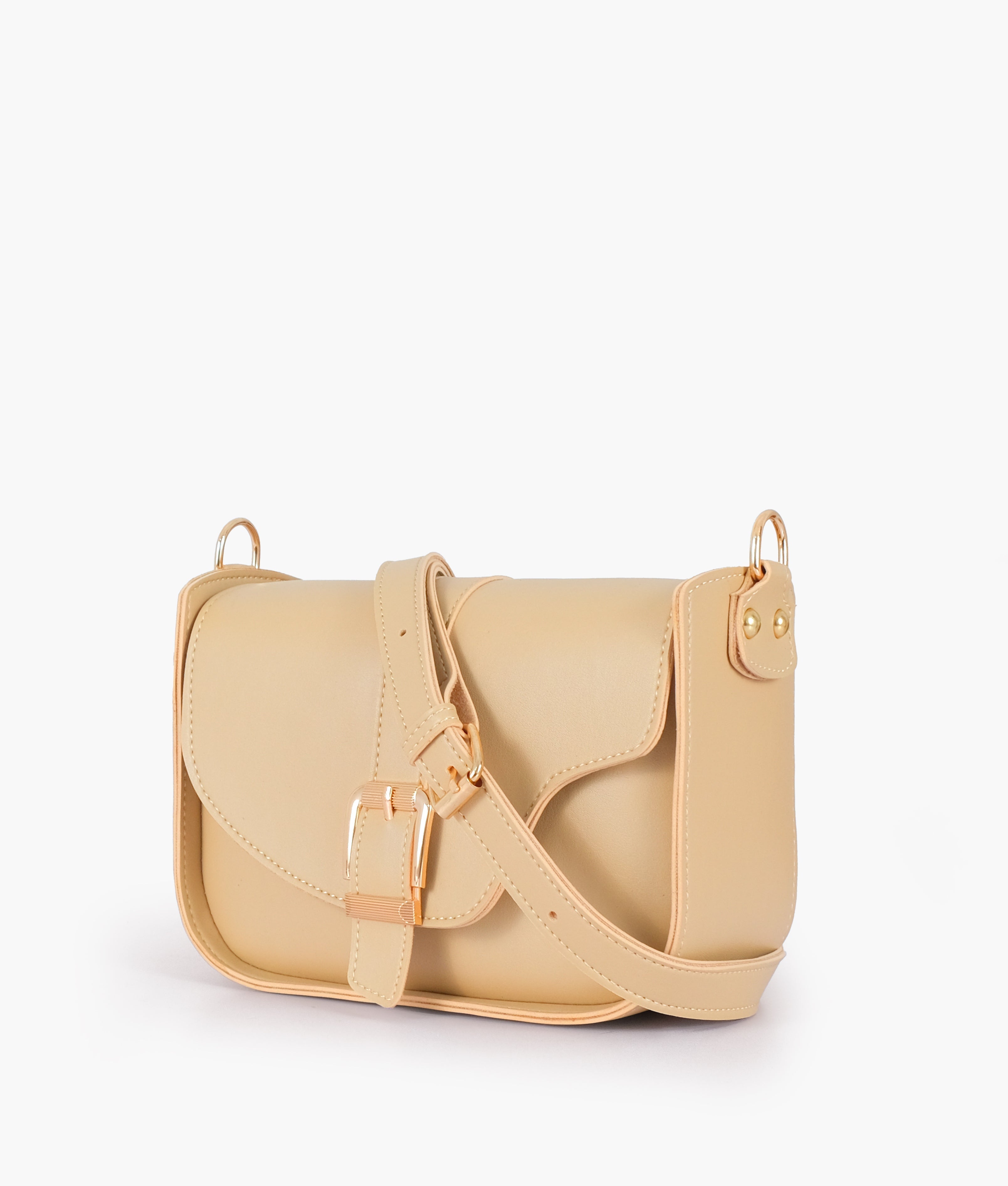 Z.B - Off-white saddle buckle bag