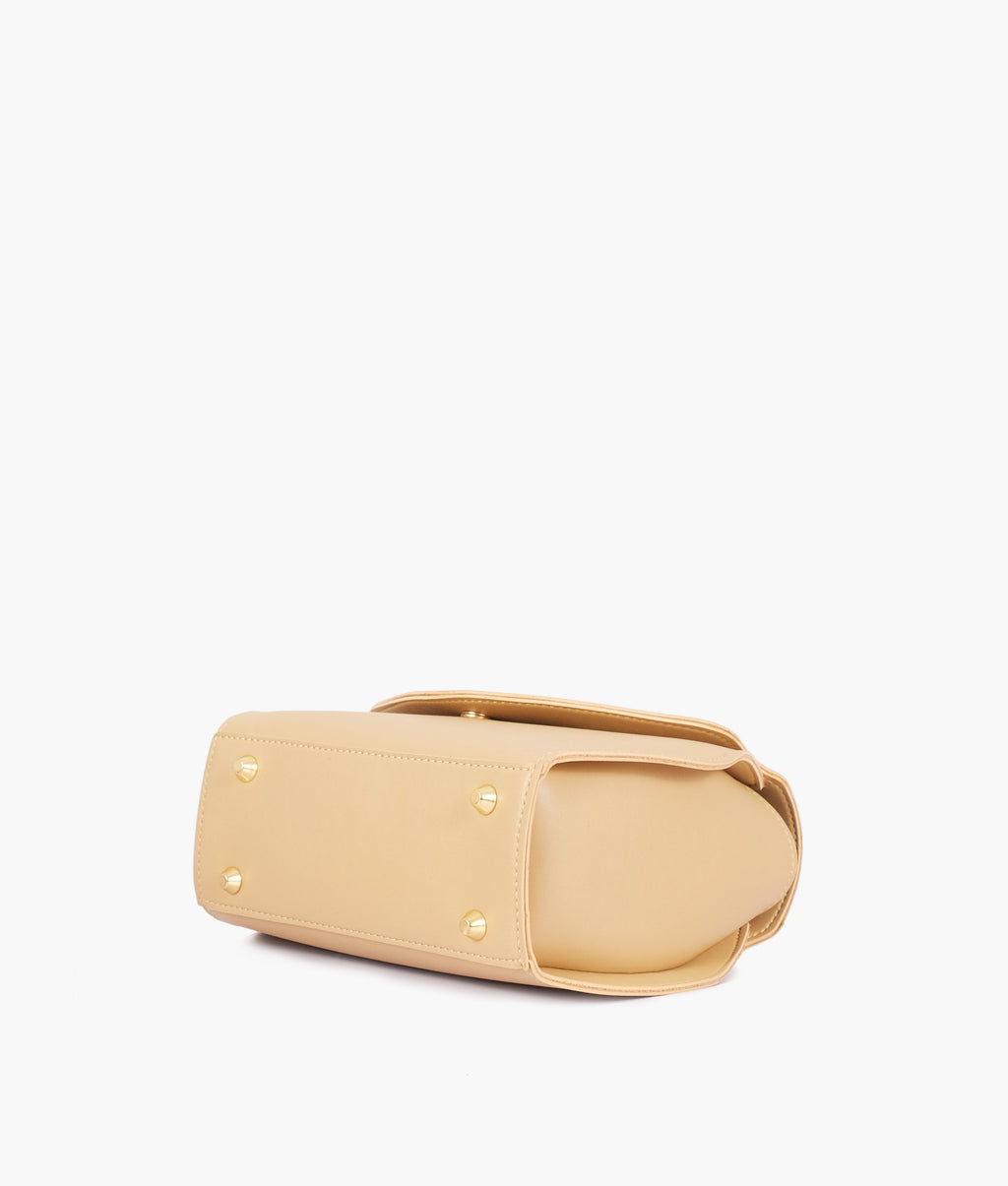Z.B - Off-white top-handle hexagon bag
