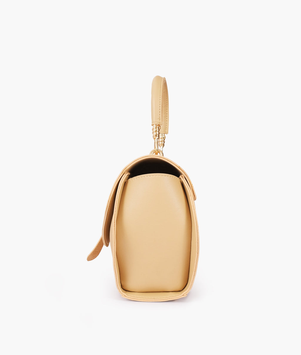 Z.B - Off-white top-handle hexagon bag