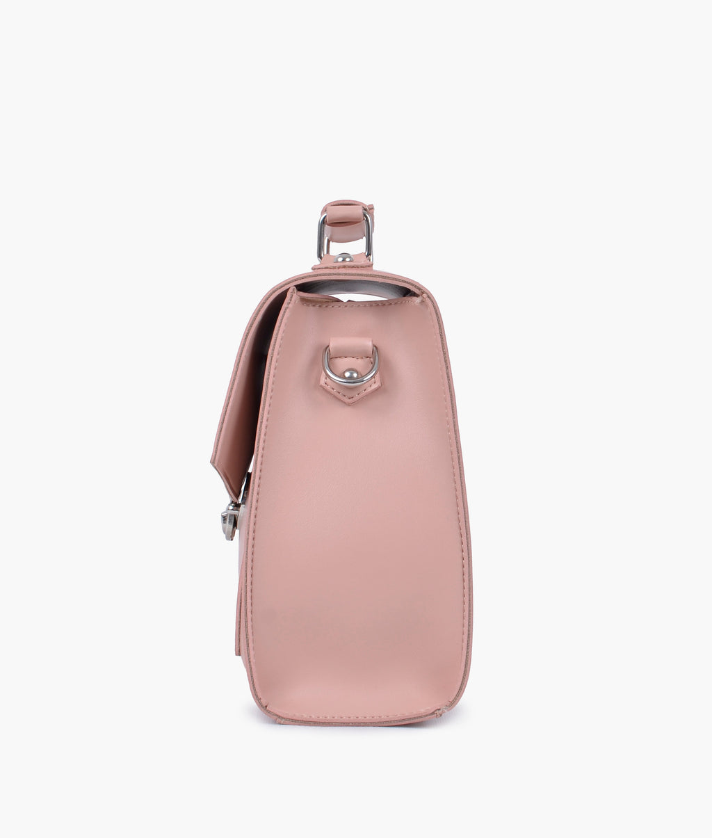 Z.B - Peach push-lock messenger bag