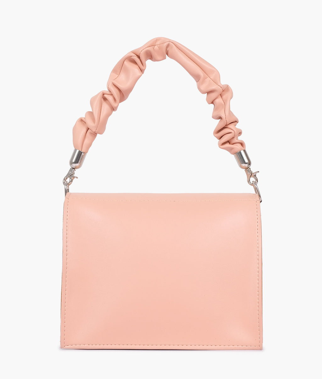 Z.B - Peach top-handle mini cross-body bag