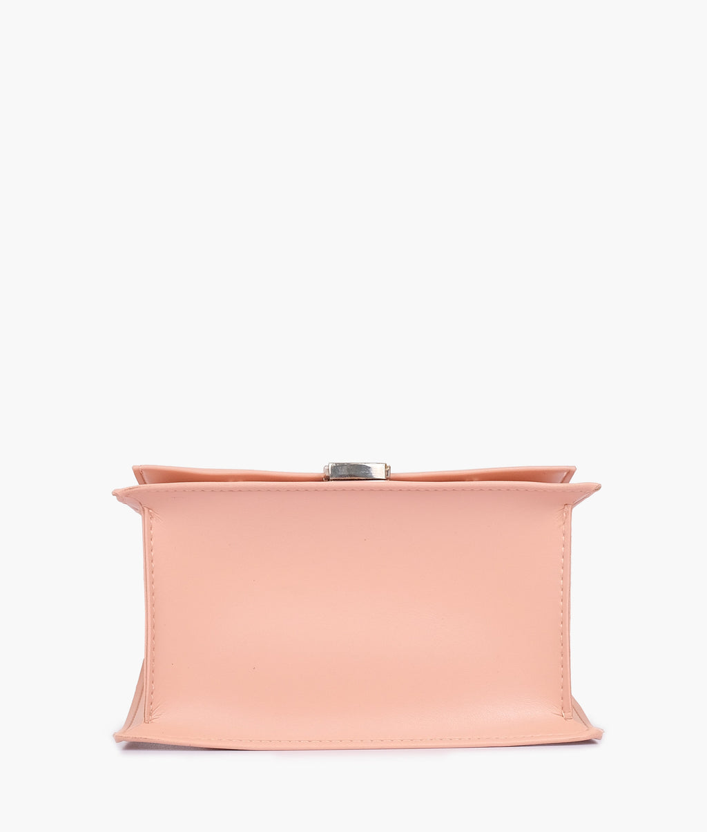 Z.B - Peach top-handle mini cross-body bag