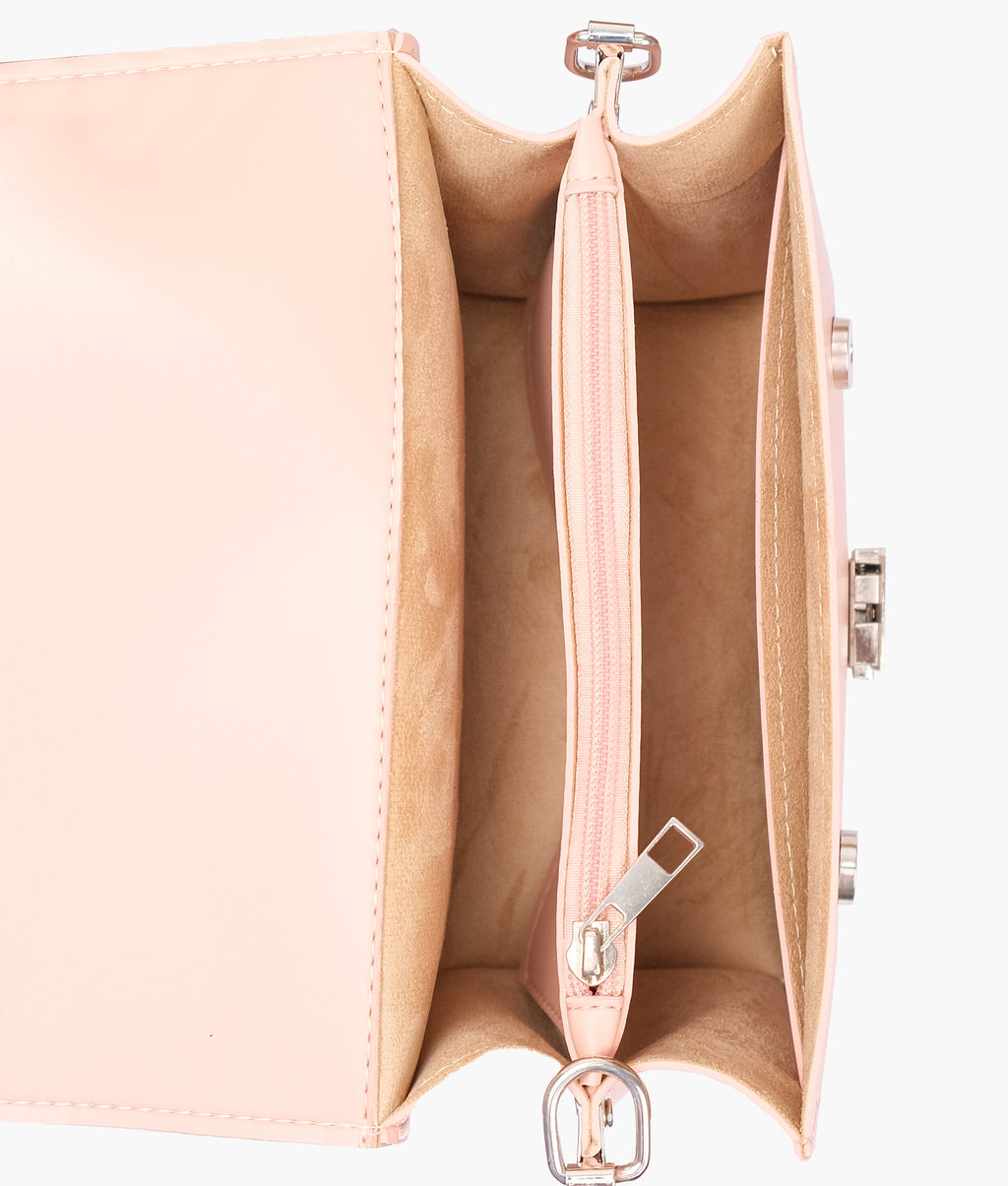 Z.B - Peach top-handle mini cross-body bag