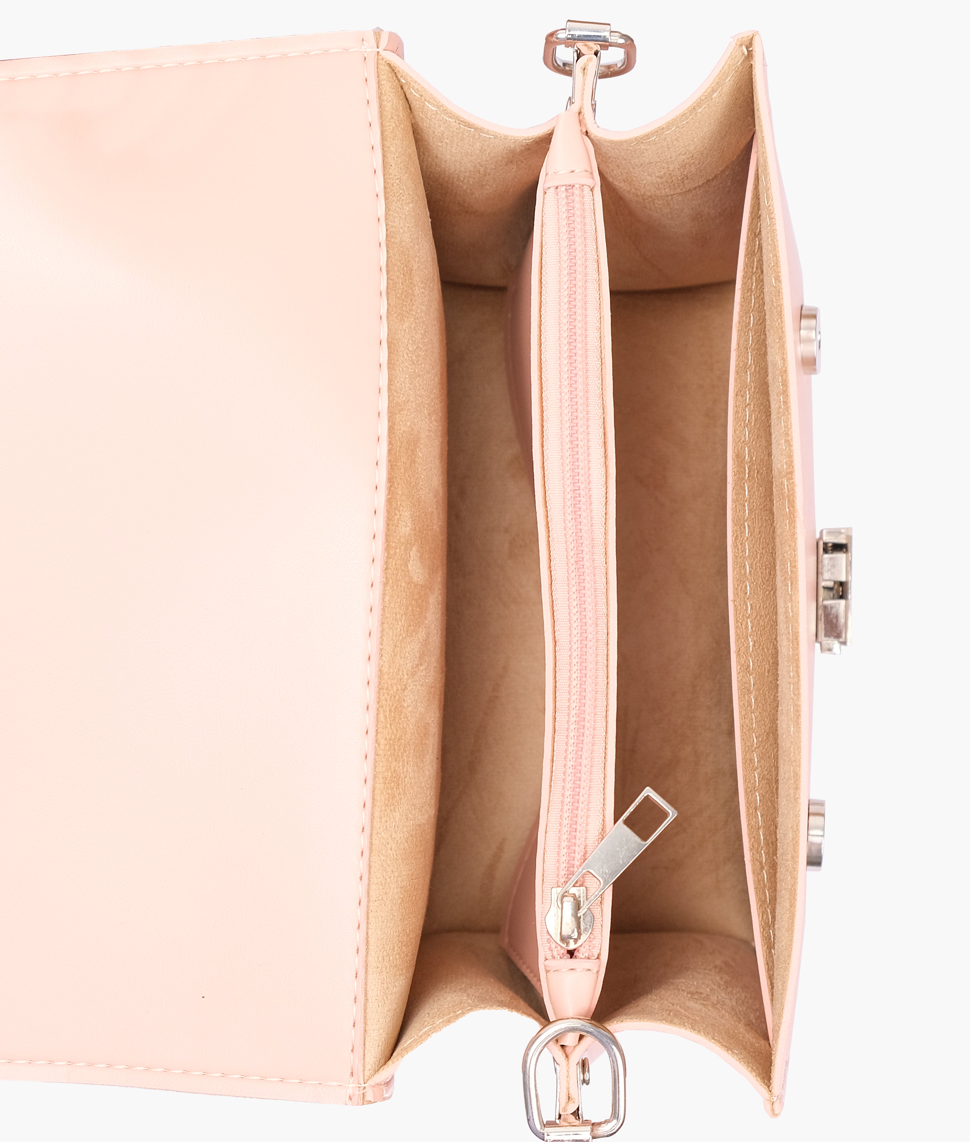 Z.B - Peach top-handle mini cross-body bag