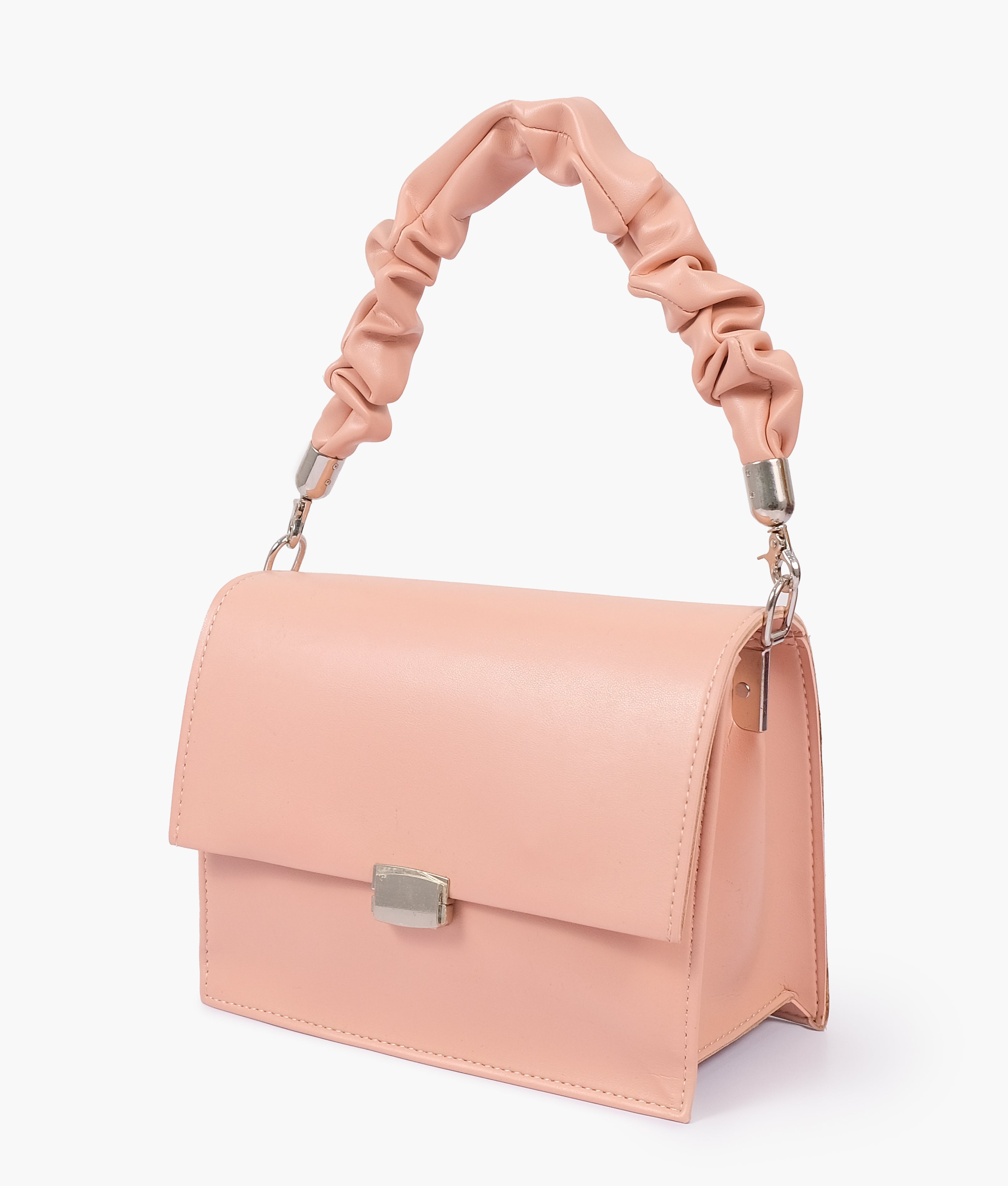 Z.B - Peach top-handle mini cross-body bag