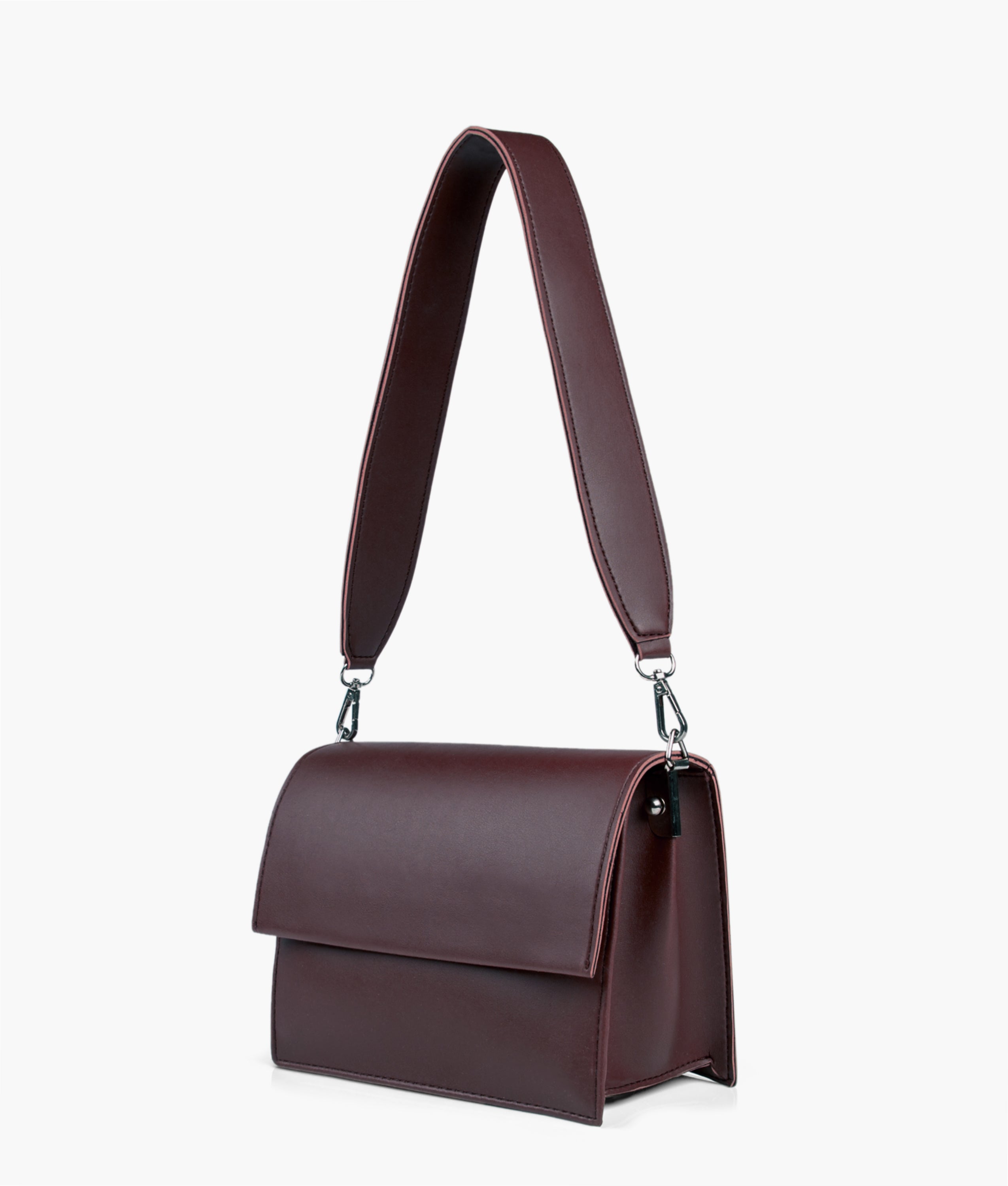 Z.B - Burgundy mini cross-body bag