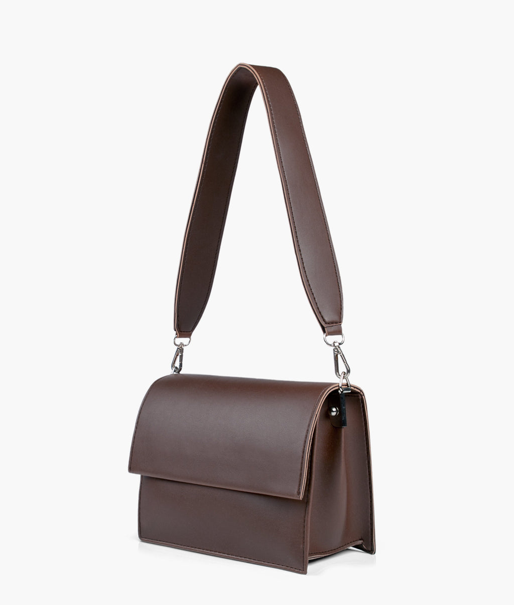 Z.B - Dark brown mini cross-body bag