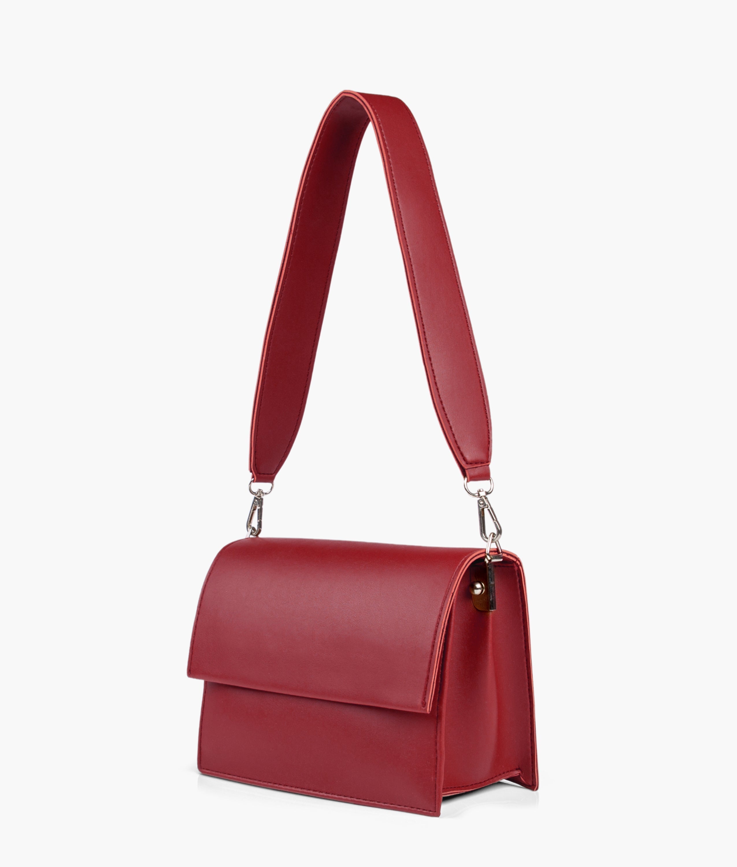 Z.B - Maroon mini cross-body bag