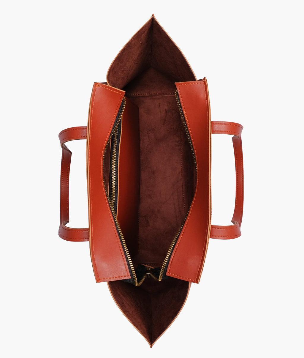 Z.B - Rust classic tote bag