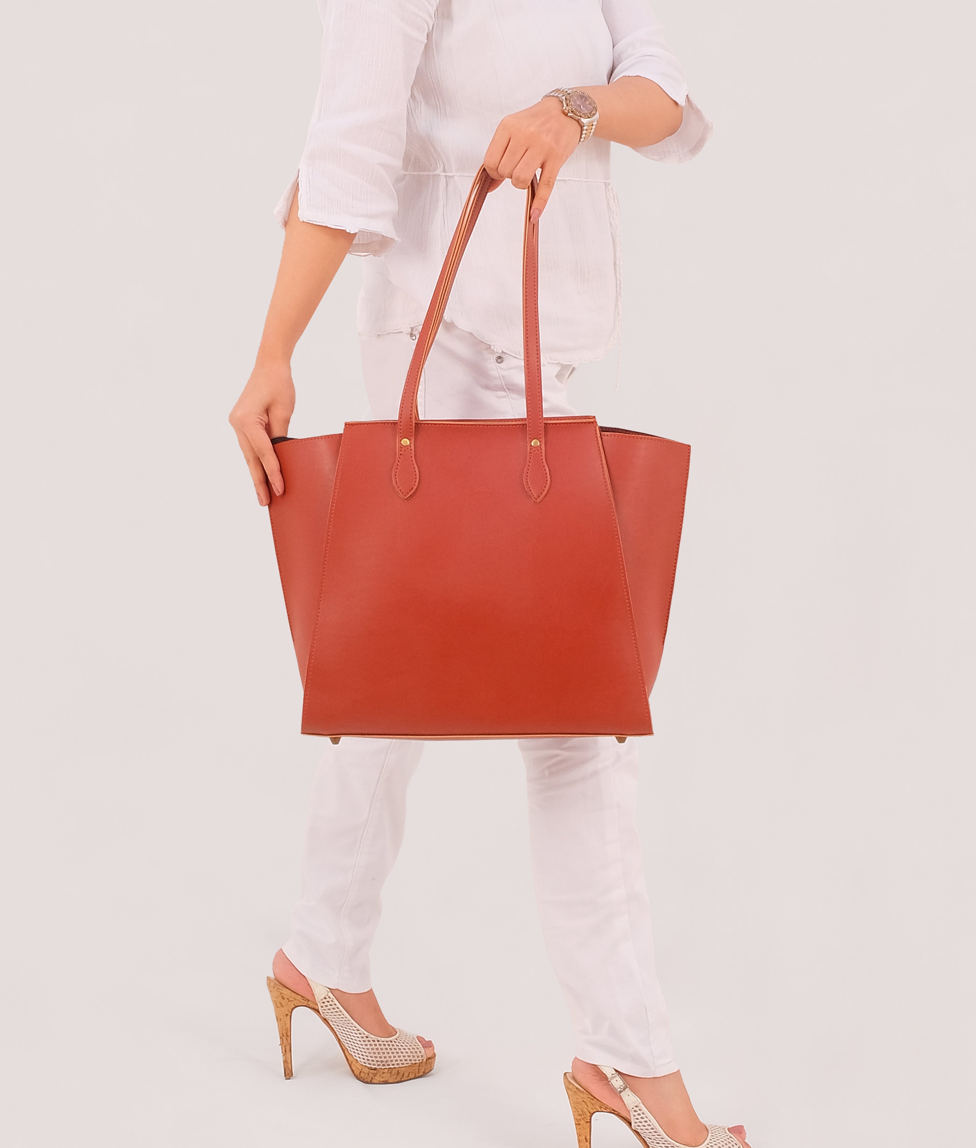 Z.B - Rust classic tote bag