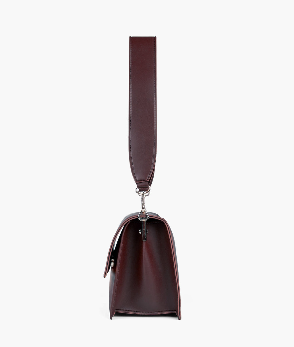 Z.B - Burgundy mini cross-body bag